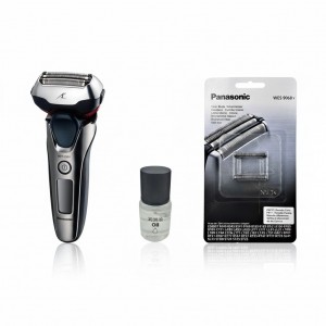 Электробритва Panasonic ES-LT4N-S820-AS1 с дополнительным комплектом из лезвия WES-9068Y-1361 и маслом WES-8196X-7911